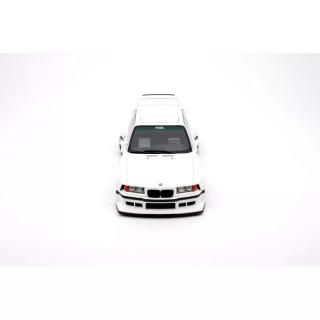 BMW E36 Khyzyl Saleem Alpine White 300 2022 \"Project Cars\" OttO mobile 1:18 Resinemodell (Türen, Motorhaube... nicht zu öffnen!)